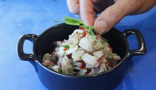 Ceviche de Peixe Branco