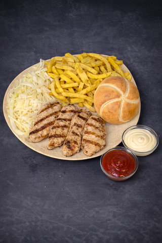 Meniu pui grill mare - 570 gr