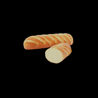 Baguette intera salame ungherese e mozzarella fior di latte