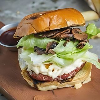 Veg Mashroom Burger