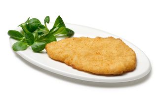 Cotoletta di pollo con patatine
