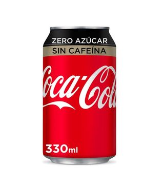 Coca-Cola Zero Azúcar Zero Cafeína lata 330ml.
