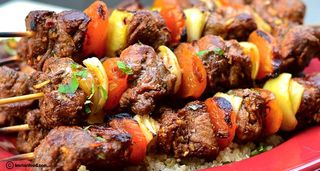 Les Brochettes De Viande