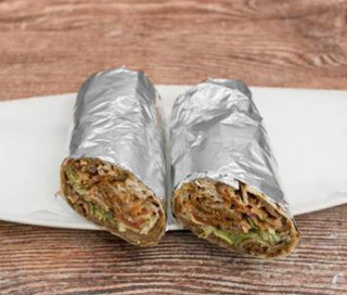 Kebab durum de pollo