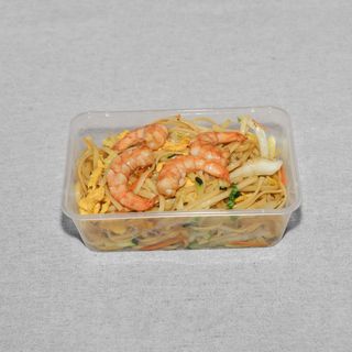 Linguine con Gamberi Saltati