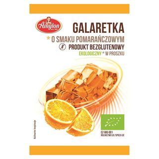 GALARETKA O SMAKU POMARAŃCZOWYM BIO 40 g - AMYLON