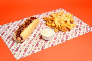 Hot dog cu pulled pork