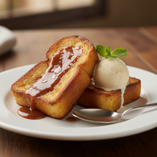 Pain perdu caramel beurre salé