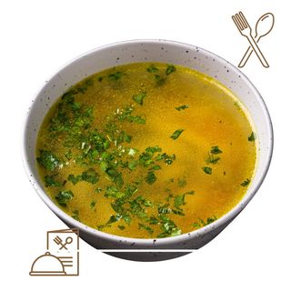 Caldo De Pollo Con Pasta