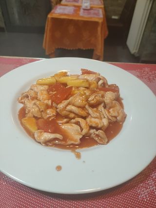 166. Pollo in salsa agrodolce