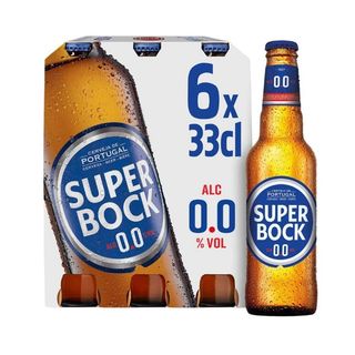 6x Super Bock 0.0 33cl (0,0% Vol.) Sem Alcool
