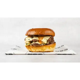 KSS Double cheese mf burger s pomfritom