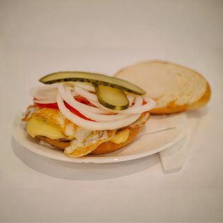 Hamburguesa Con Huevo