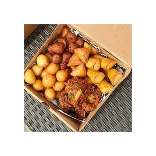 4 Puff, 1 Samosa, 1 Spring Roll, 1 Chicken