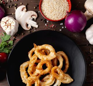 88. Calamares kung-pau picantes