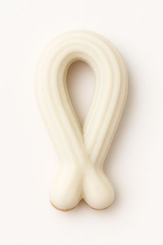 Porra de chocolate blanco