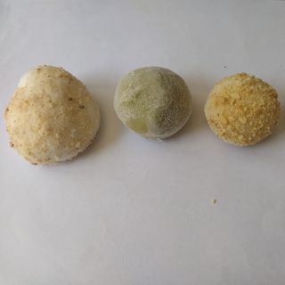 Mochi de tarta de queso con fresa