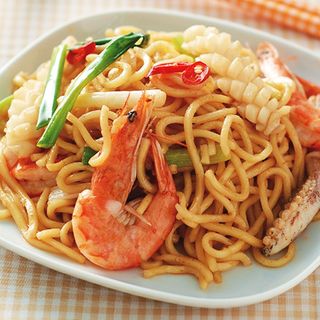 Spaghetti con frutti di mare 