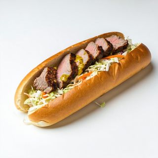 Wolno pieczona karkówka w sosie musztardowym