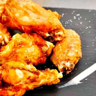 Menu alitas de pollo