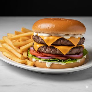 Hamburguesa Doble Ternera O Pollo