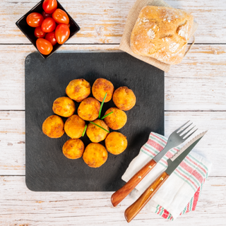 Croquetas de cecina y queso de cabra