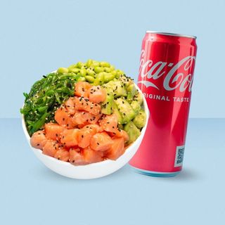 Combo Salmon Pokè + Coca-Cola Zero
