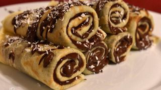 Clătite cu ciocolată