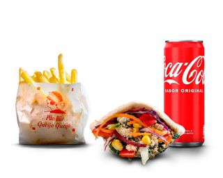 Menu Pita Tofu e Vegetais