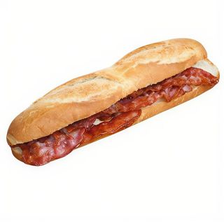 Bocadillo de bacon especial