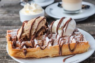 gauffre profiterole