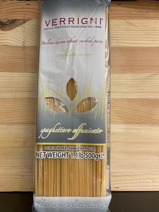Pasta verrigni spaghettone affumicato 500gr