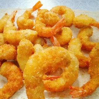 87.Gamberi in  pastella con salsa agrodolce