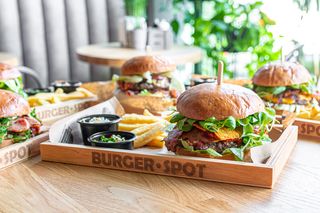 Rooster burger zestaw