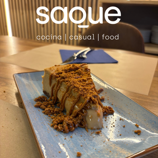 Tarta de queso con Lotus (porción)