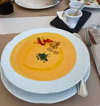 Plato De Crema De Verduras