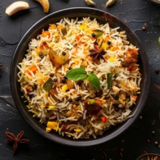 57. Prawn Biryani