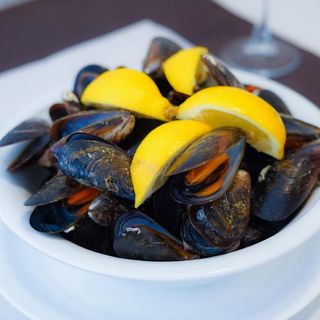 Mejillones al vapor