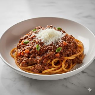 Rigatoni alla bolognese