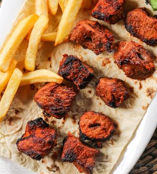 Sheek Kebab Pollo Con Patatas