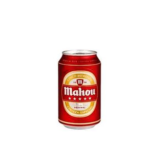 Cerveza Mahou 5 Estrellas lata 33cl