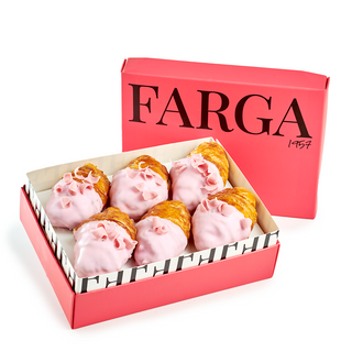 Pink Mini Croissants Box