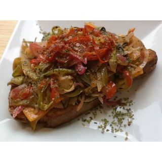 Tosta De Verduras Al Horno