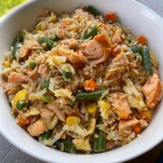 Fried Rice Saumon