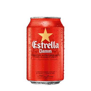 Cerveza Estrella damm lata