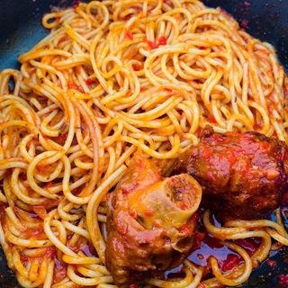 Jollof Pasta And Chicken
