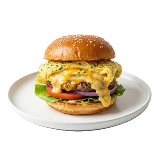 Cheese & Omelet Burger