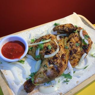 ქათამი გრილზე ნახევარი