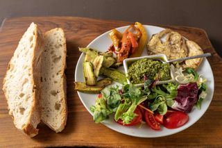 Schiacciata vegetariana