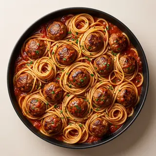 Pasta with Meatballs  or chicken and Cheese